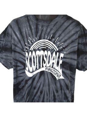 Scottsdale Arizona T Shirt Mens Size XL Gray Tie Dye Travel Destination Tee